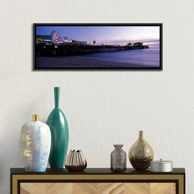 «Santa Monica Pier, Santa Monica, California», reproduction de photo sur toile