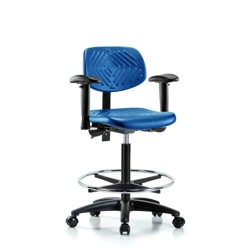 Chaise de travail Kenyota, Oui, Roulettes, Inclinaison comprise