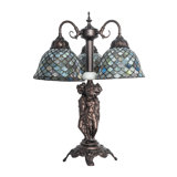 Meyda Tiffany & Stained Glass Arched Table Lamp