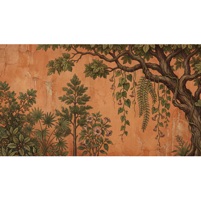 Papier peint mural botanique Fresco