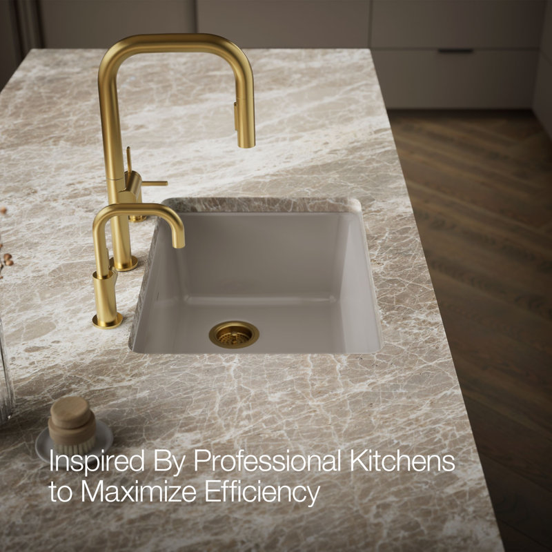 Riverby® 27"L x 22"W Kitchen Sink, Truffle