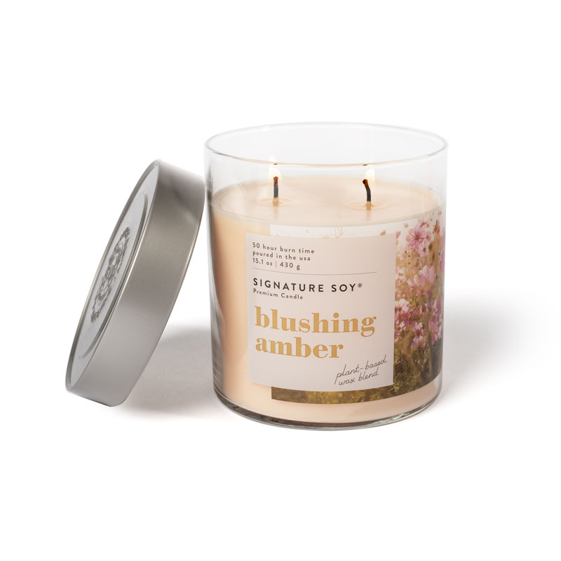 Bougie parfumée ambre Signature, 15.02