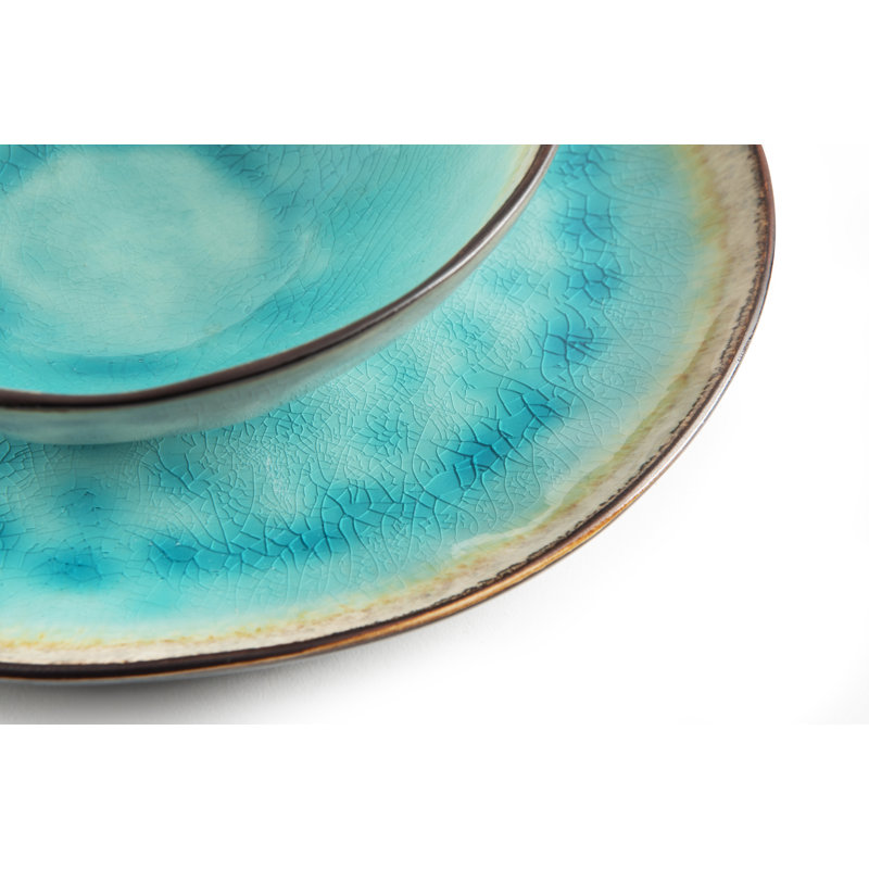 Maldive Stoneware Dinnerware Set 12 Piece - Service for 4