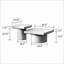 Ensemble de 2 tables basses gigognes Modern-132850232