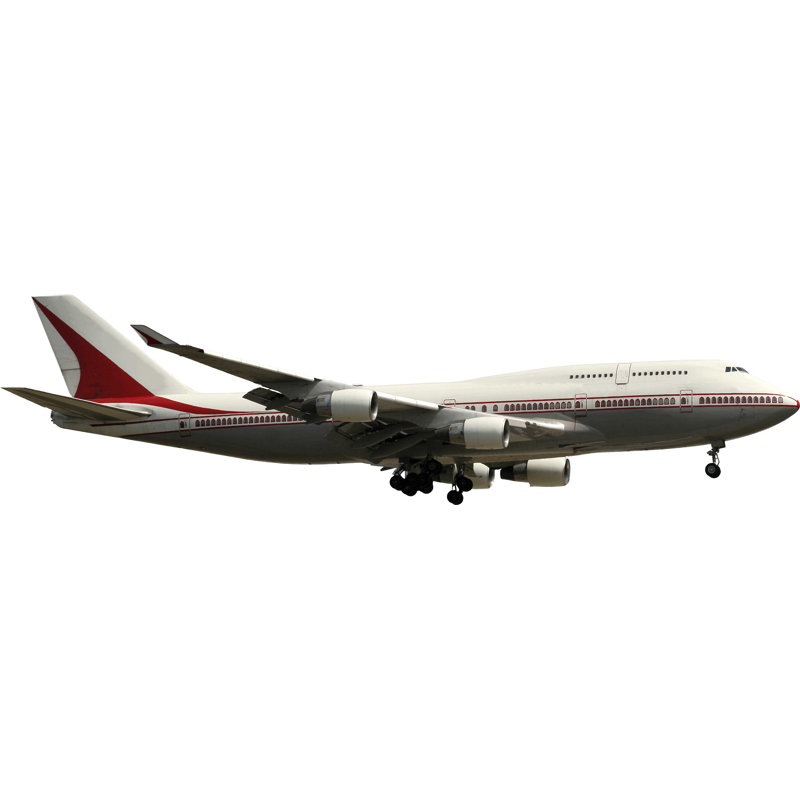 Décalcomanie murale Jumbo Jet, H 12,5 po x l 48 po