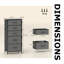 45 cm W Chest of Drawers-1236669303