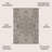 Truman Bohemian Medallion Textured Weave Black/Gray Indoor/Outdoor Rug-1132152074