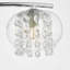Macsen Glass Semi Flush Mount