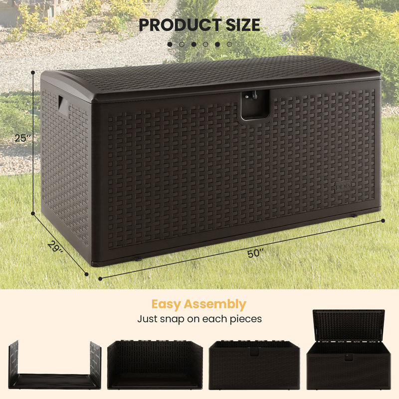 Costway 100 en brun, 120 gallons
