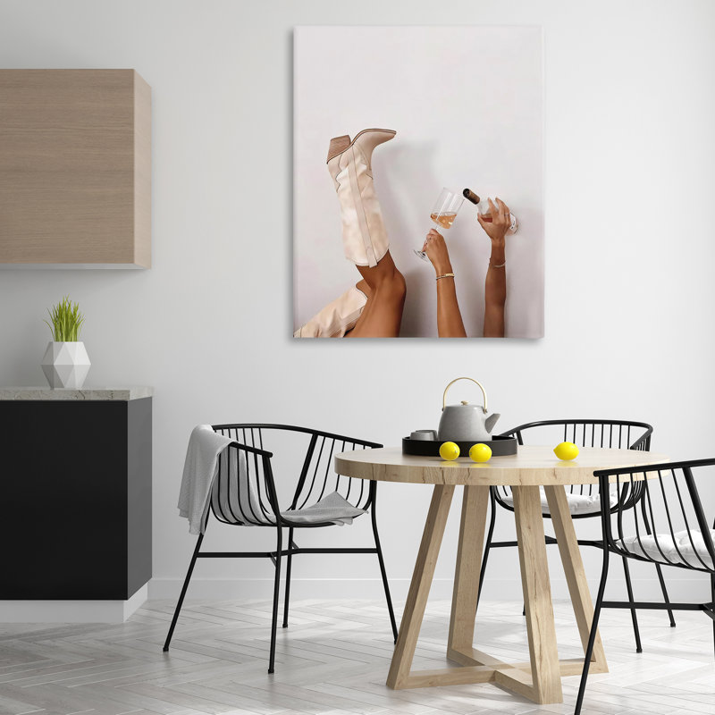 Art mural sur toile Cowgirl, H 48 po x l 36 po