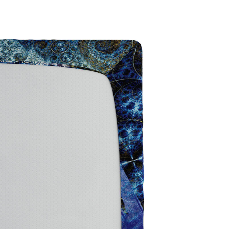 Mandala Microfiber Fitted Sheet, Full/Double Fitted Sheet