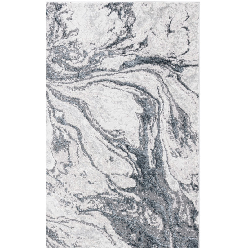 Tapis abstrait Kayliann Performance