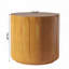 Table d'appoint intérieure ronde 19,29 po H, tabouret de jardin moderne en grain de bois, robuste MGO (oxyde de magnésium) imperméable, table sans assemblage pour patio, jardin, cour arrière, salon-1910883753