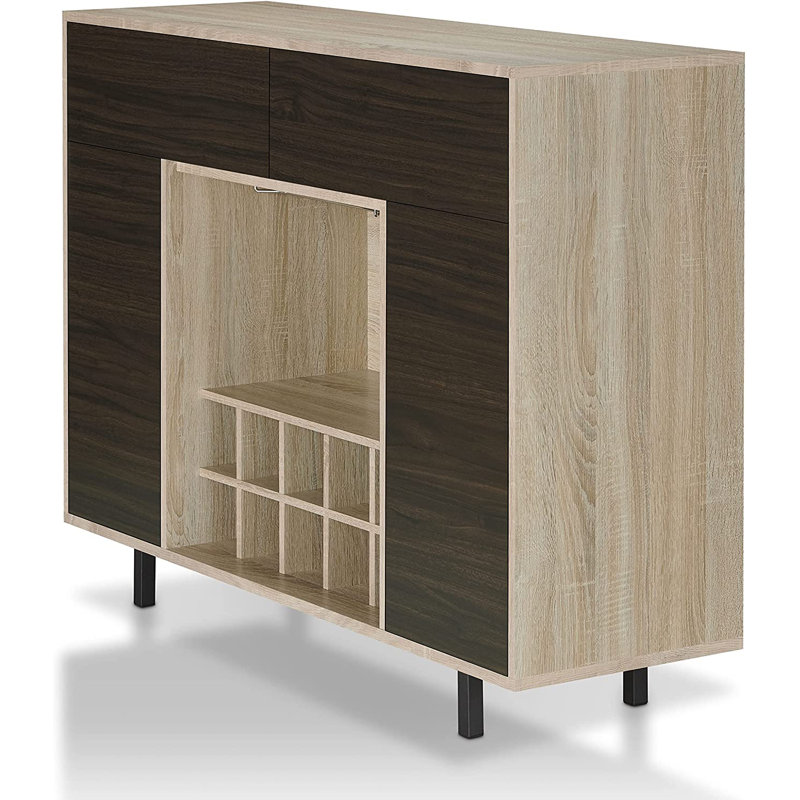 Buffet contemporain 10 bouteilles Contemporary, chêne naturel