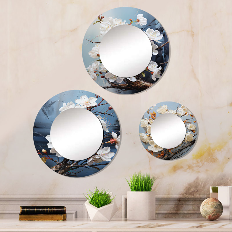 Paineville Metal Round Mirror
