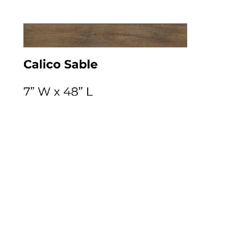 ADURA®Rigid with Microban® Calico 7.1" x 48" x 5.5mm SPC Luxury Vinyl Plank, Sable