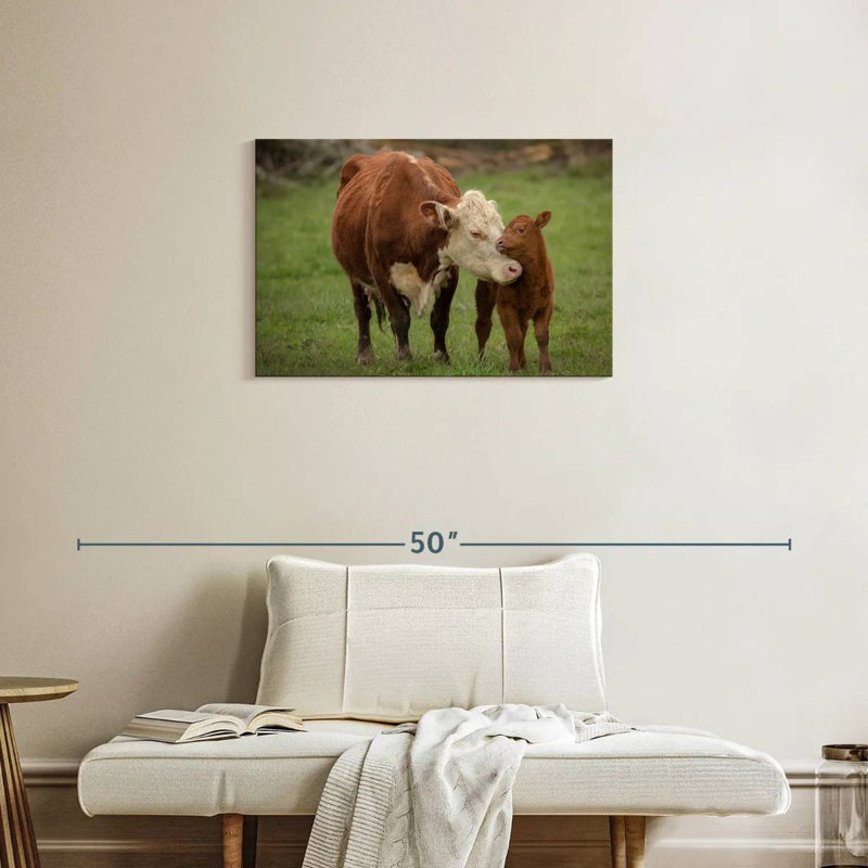 Brampt Motherly Cow, 20" H x 30" W