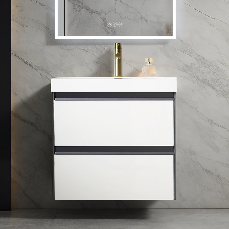 Courtnie 23.88'' Single Bathroom Vanity with Acrylic Top