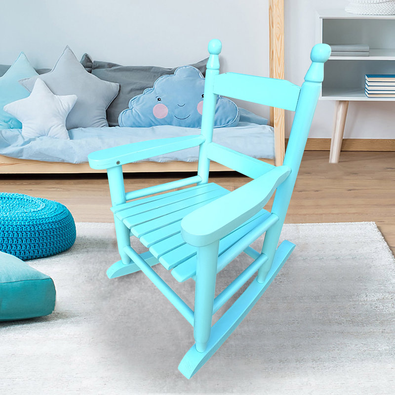 Children's  Rocking Chair, Light Blue