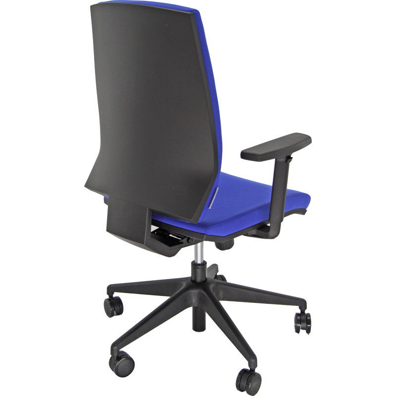 Prospera Polyester Blend Office Chair, Blue