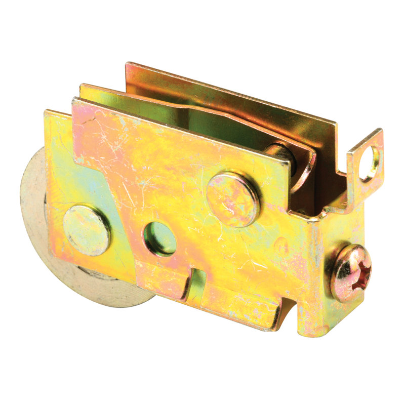 Rouleau de roulement à billes en acier simple de 1-1 / 4 po Prime-Line, réglable en forme de F, paquet unique