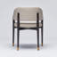 Chaise avec accoudoirs en cuir Cheshire-90795054