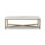 HAMMERED IRON Marble Coffee Table-711199572