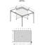 Rideaux Sojag Brown pour pavillon de jardin Dakota, polyester-22320973