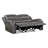 Transitional Reclining Sofa Set with Plush Microfiber Upholstery