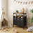 3 Section Laundry Sorter Cart With Ironing Board, Laund...