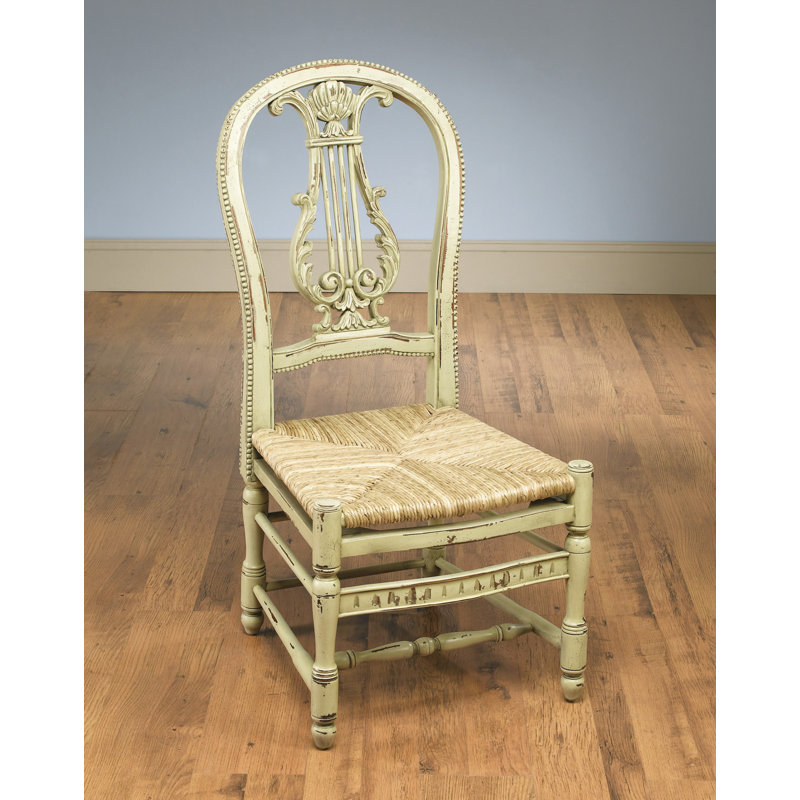Chaise d'appoint Ikhra, Parchemin vieilli