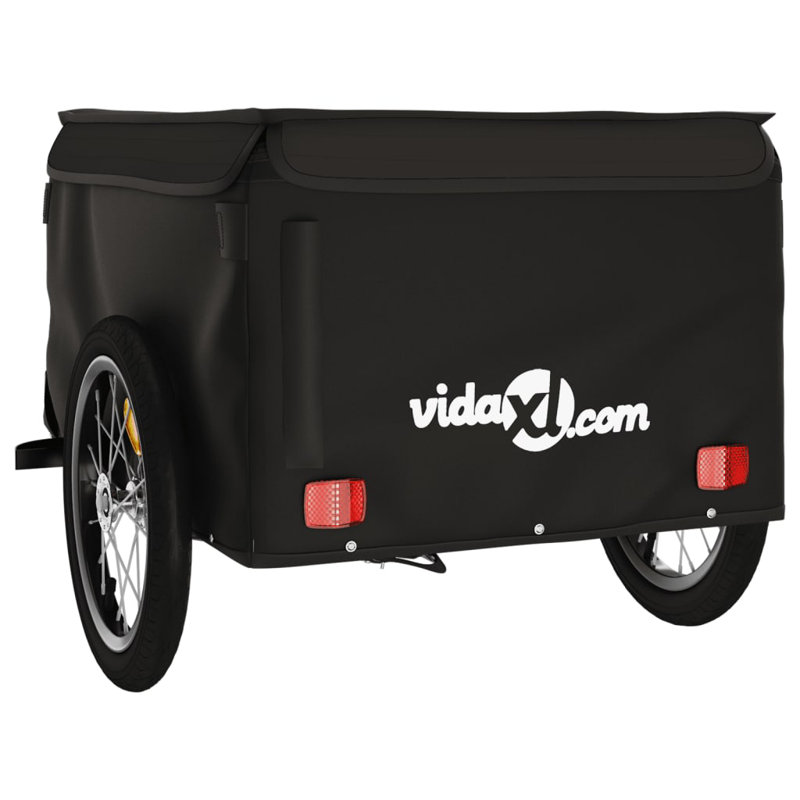 Bike Trailer Iron, 52cm H x 124cm W x 62.5cm D, Black