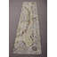 Tapis de couloir vintage turc Oushak beige neutre pour les couloirs et les couloirs