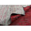 Rapture Striped Area Rug in Gray/Red-68901149