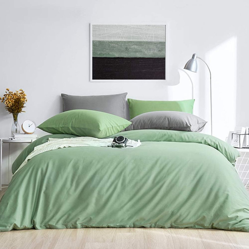 Clear - Set of 2, Sage Green