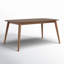 Table de salle à manger rectangulaire avec pieds fuselés l 59,06 po Gallman-305728037-292885319