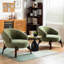 Chaises d'appoint rembourrées en velours 25,98 po Debbera-718744641