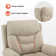 Gordian Dual Motor Power Recliner Lift Chair with Massage and Heat, Infinite Position, Fabric Upholstered