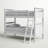 Malakai Solid Wood Convertible Twin Over Twin Bunk Bed -259575195