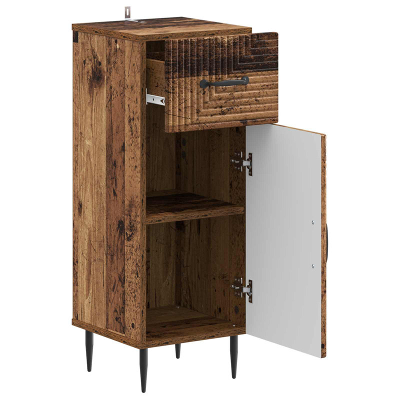 Bathroom Storage, Old Wood