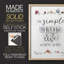 The Simple Things, reproduction encadrée - bois massif-29188810