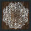 Mandala sur bois foncé - impression-747709655-747709654