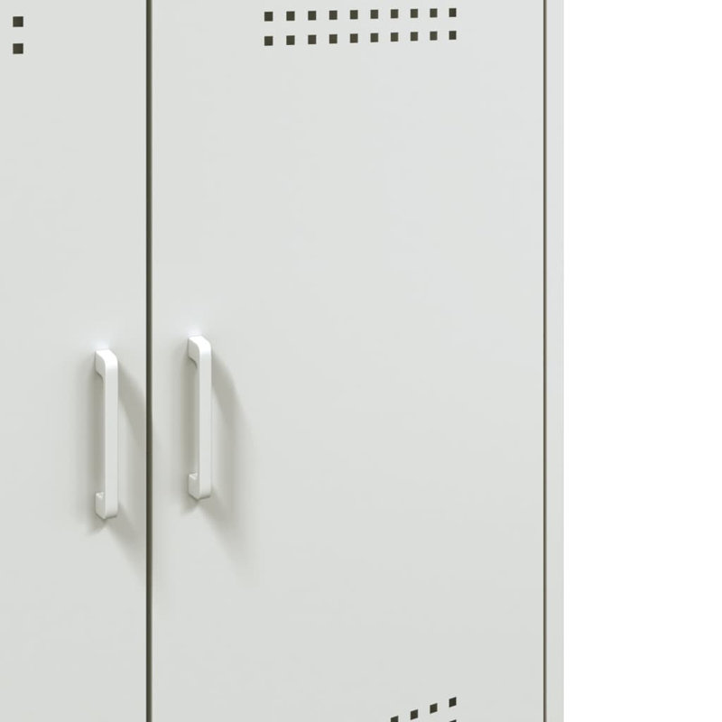 Allyesa Steel Accent Cabinet, White