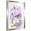 Bouteille de parfum, fleurs et papillons (mauve) (vertical) - impression-293472598-293472599