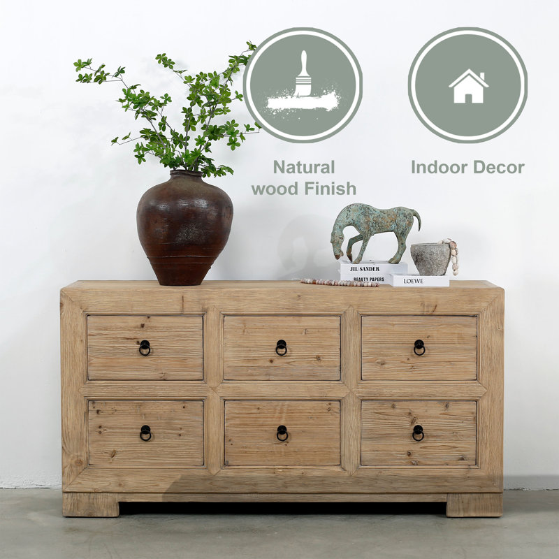 Capri 67.7'' W Solid Wood Sideboard