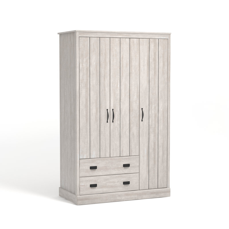 Bristol 3 Door 2 Drawer Wardrobe