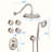 Complete Shower System with Rough in-Valve-97425497