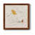 Papier avec cadre noyer
