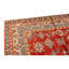 Tapis rouge / bleu / beige en laine noué à la main de conception unique 5 pi 11 po x 8 pi 10 po