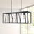 Mershon 3 - Light Black Kitchen Island Pendant